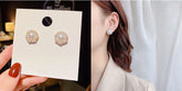 S925 Sterling silver Pearl Earrings -E2259G